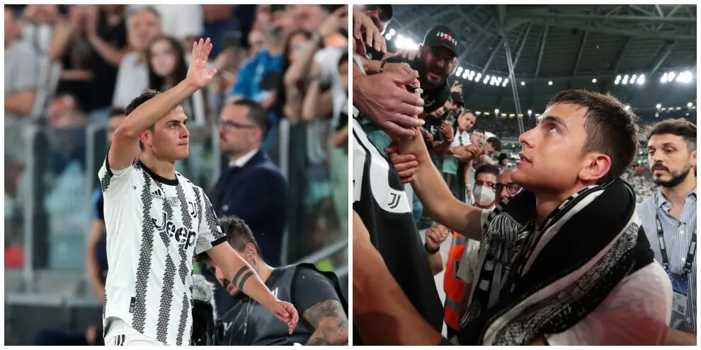 Juventus y Dybala saludan al estadio con lágrimas en los ojos tras siete temporadas